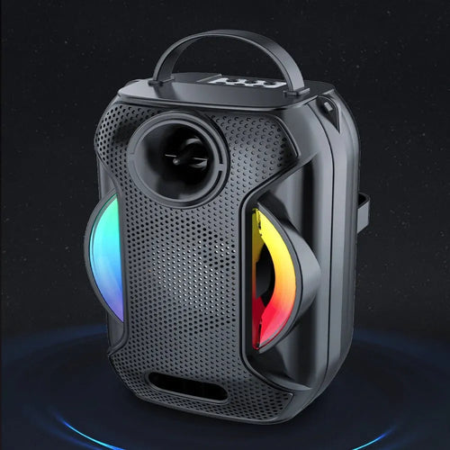 Sing-E - سماعة بلوتوث محمولة مع أضواء RGB